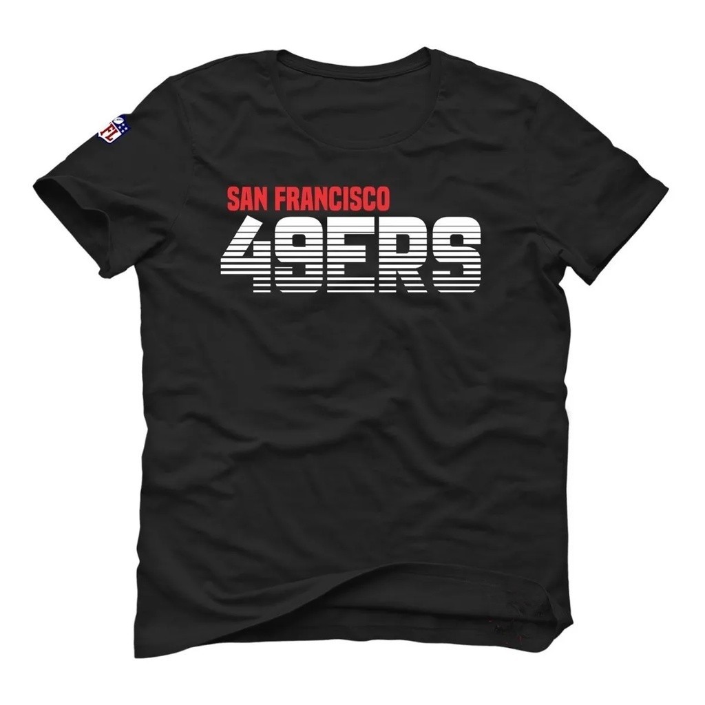 Camiseta Streetwear San Francisco 49ERS NFL Futebol Americano 100% Algodão Envio Imediato Shop