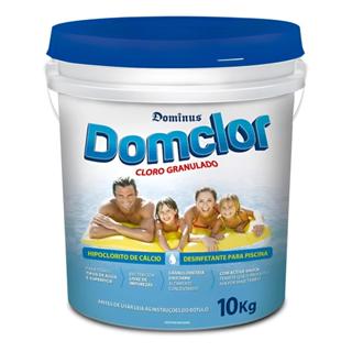 Cloro Granulado Para Piscinas Balde 10kg Domclor Hpcl 65 em Oferta na Shopee