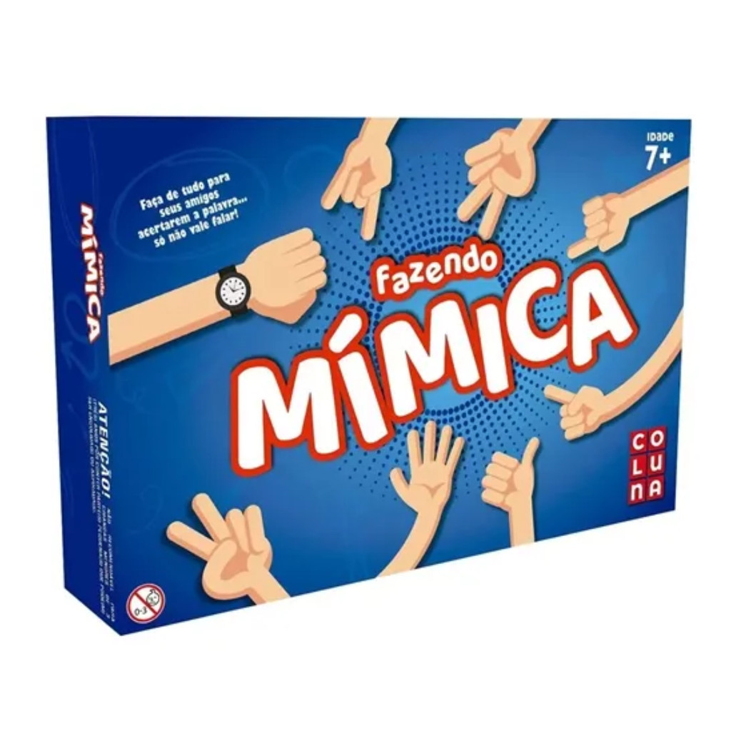 Jogo Educativo, Fazendo Mímica, Coluna em Oferta na Shopee