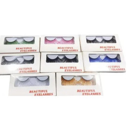 Cilios Postiço Metalizado - Cores Sortidas