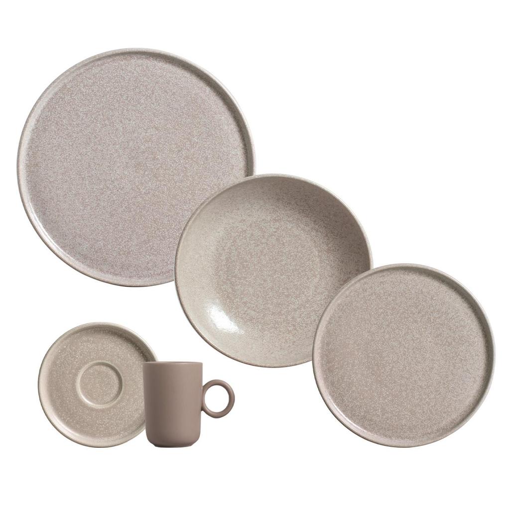 Aparelho de Jantar 20 Peças Basic Sandy – Day By Day