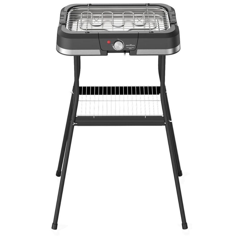Churrasqueira Elétrica Britânia BCQ90 Com Suporte 1500W 220V em Oferta na Shopee