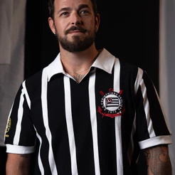 Camisa Corinthians IV Centenário 1954 Retrô Masculina Oficial