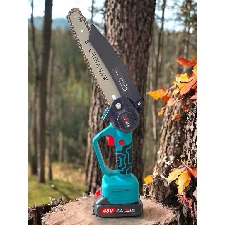 Motoserra Leve e portátil mini motosserra elétrica 36v 4"E6" /48v 8 " Bateria de lítio