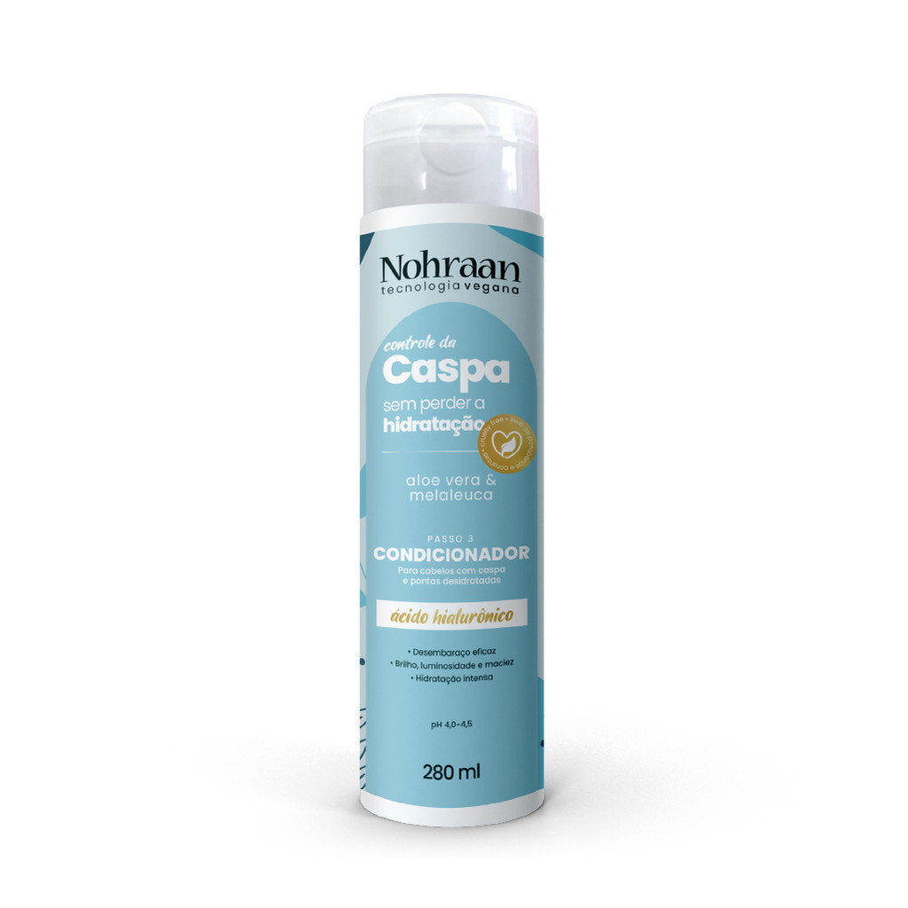 Condicionador Vegano Controle de Caspa | Nohraan – 280ml