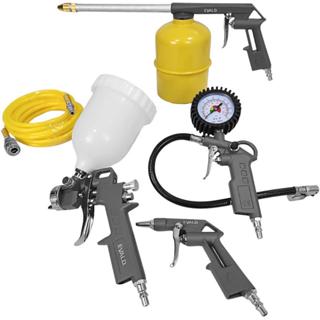 Conjunto de Pintura Multiuso para Compressor de Ar 5 Peças EKMC-SP EVALD em Oferta na Shopee