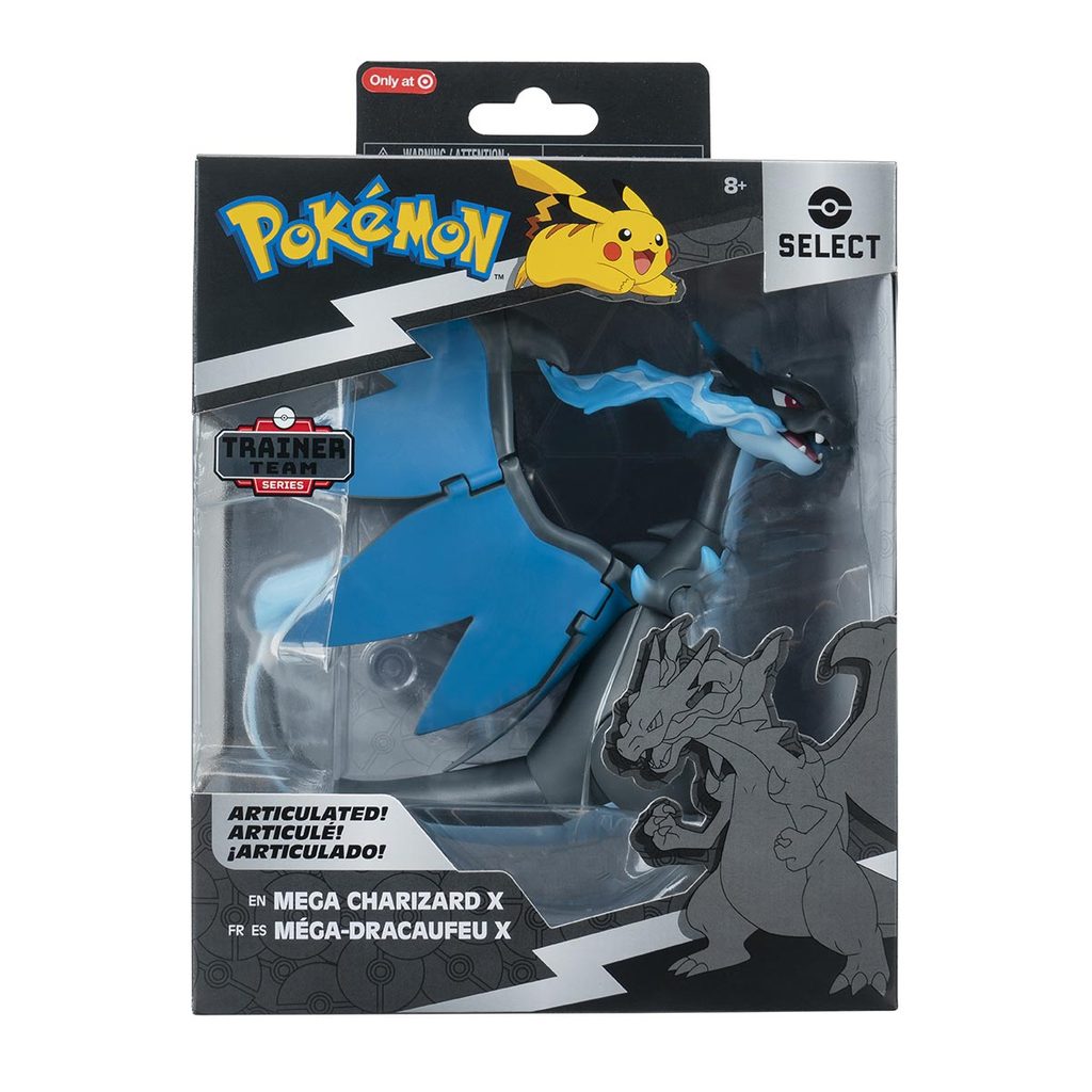Pokemon - Boneco Articulada Mega Charizard X 15cm em Oferta na Shopee