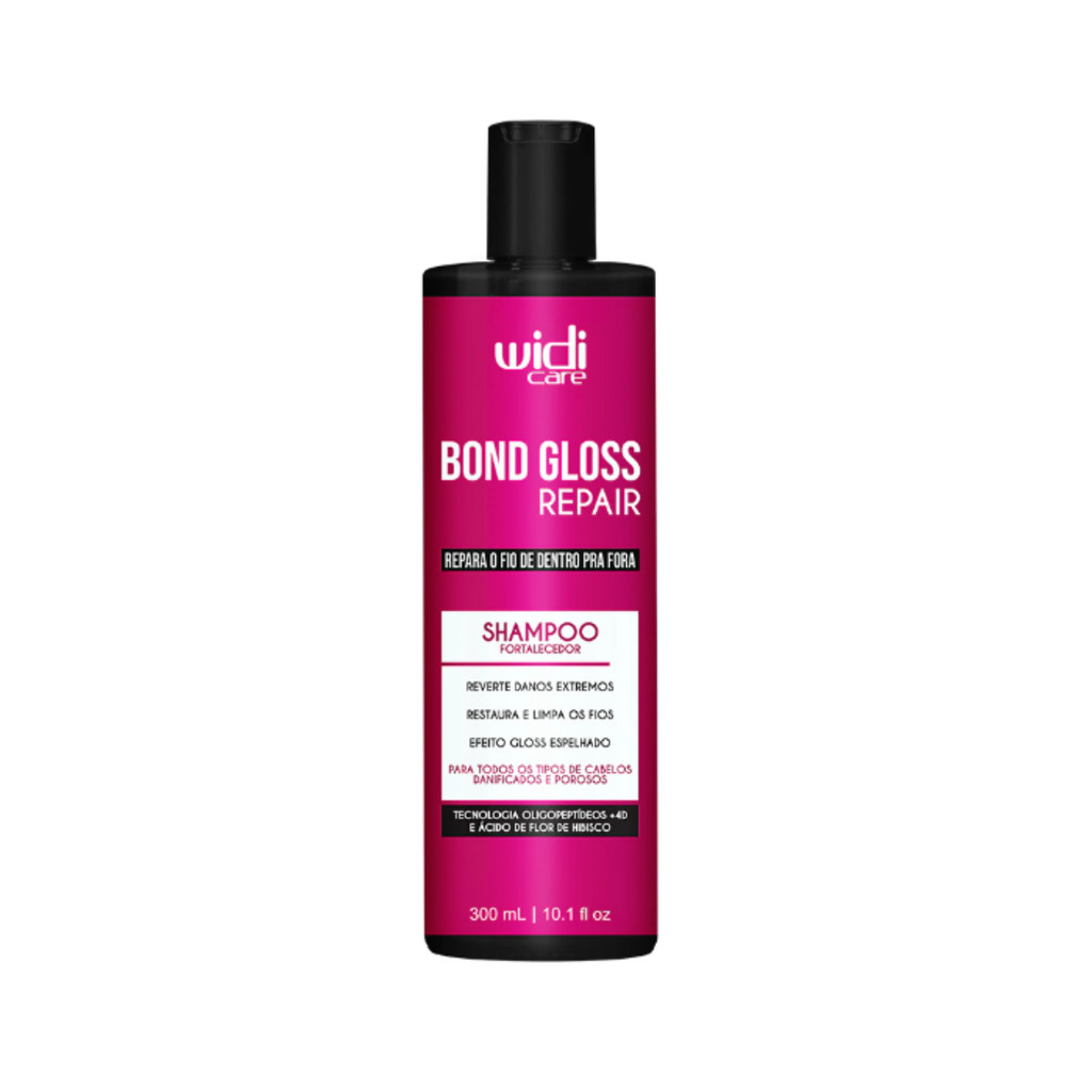 Kit Bond Gloss Repair - Shampoo + Leave-in  300ml + Máscara Líquida 200ml + Sérum 60ml - Widi Care
