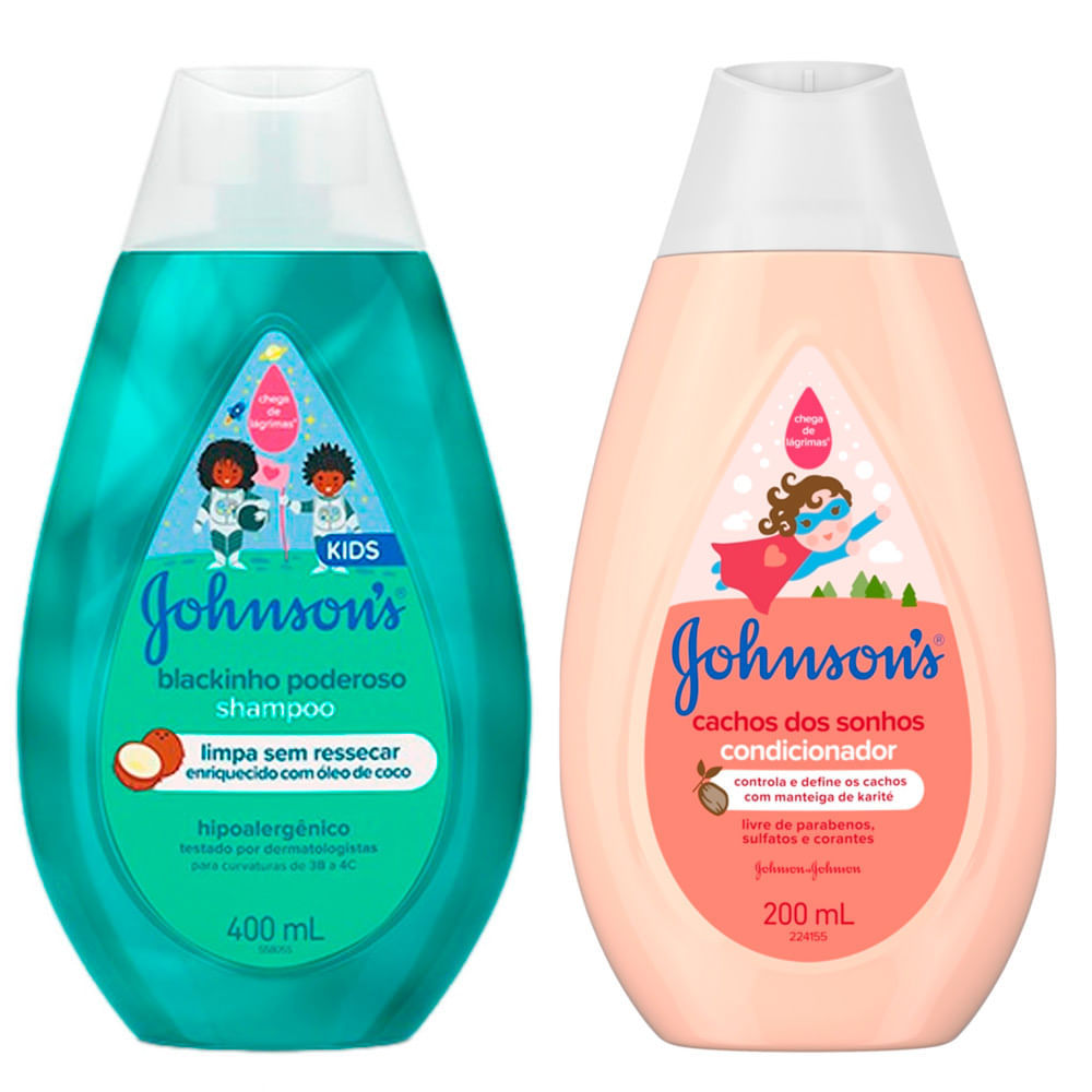 Kit 1 Condicionador Johnson's Cachos dos Sonhos 200ml