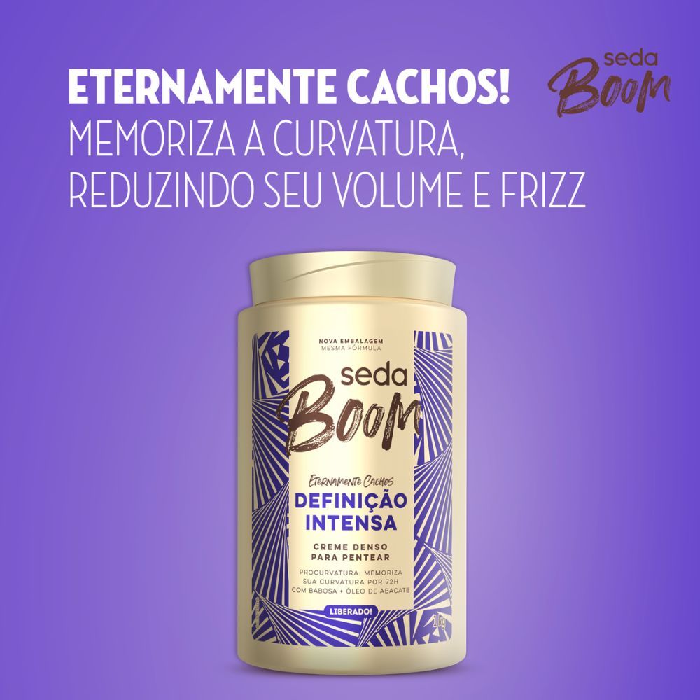 Detalhes do Creme para Pentear Seda Boom Definição Intensa 1kg