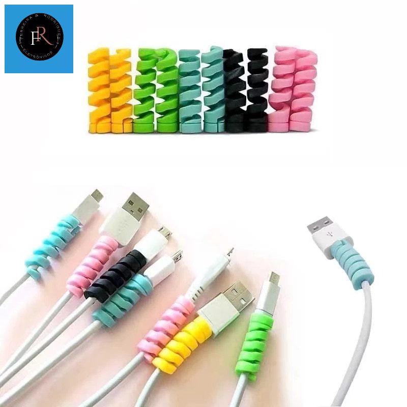 Protetor Espiral Para Cabo De Carregamento Usb Fone De Ouvido Cabo De Linha Lacrado G882