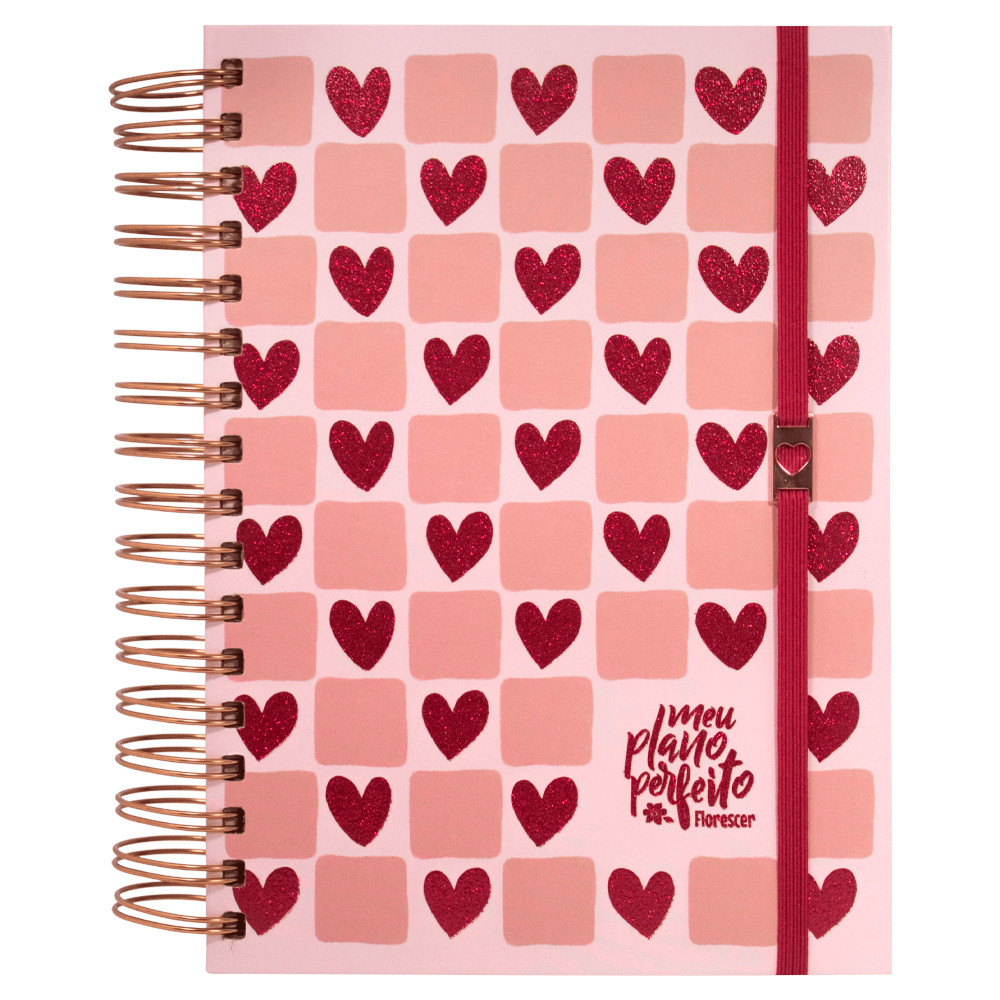 Planner Meu Plano Perfeito Florescer | Capa Dura Coração