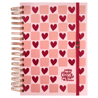 Planner Meu Plano Perfeito Florescer | Capa Dura Coração em Oferta na Shopee
