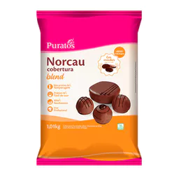 Cobertura Fracionada Chocolate Blend Norcau 1,01kg PURATOS