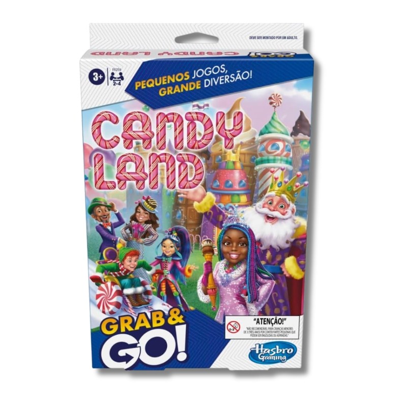 JOGO DE TABULEIRO CANDYLAND GRAB & GO (F8259) - HASBRO