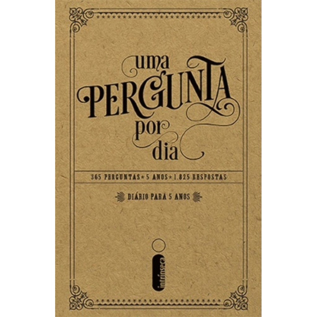 UMA PERGUNTA POR DIA - INTRINSECA em Oferta na Shopee