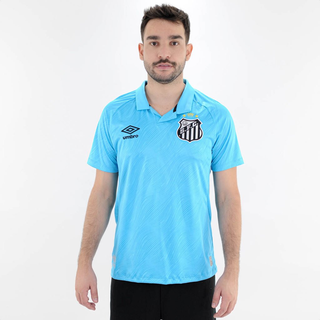 Camiseta de Time Umbro Santos Edição Especial 2025 Neymar N10 Azul - Masculino