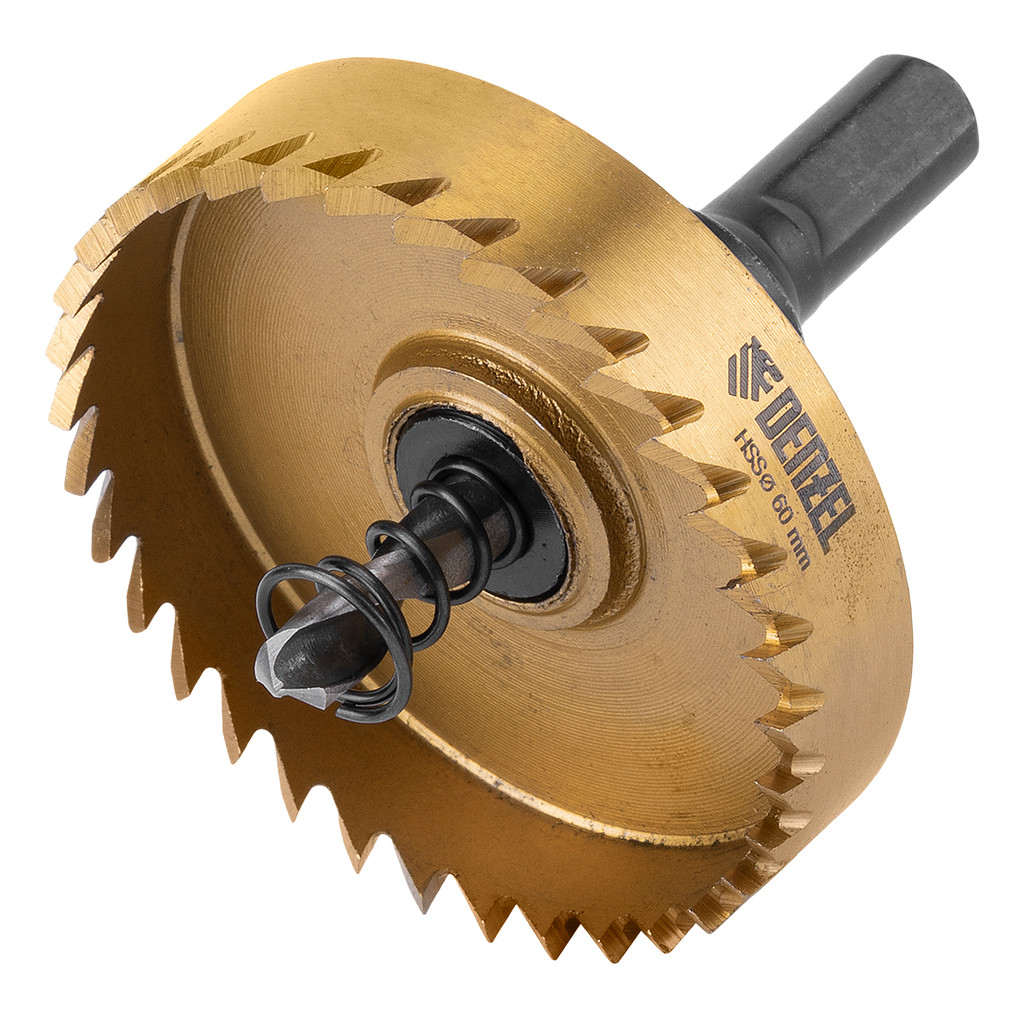 SERRA COPO, PARA METAL, REVESTIMENTO DE NITRETO DE TITANIO, 60MM, 1PC // DENZEL em Oferta na Shopee