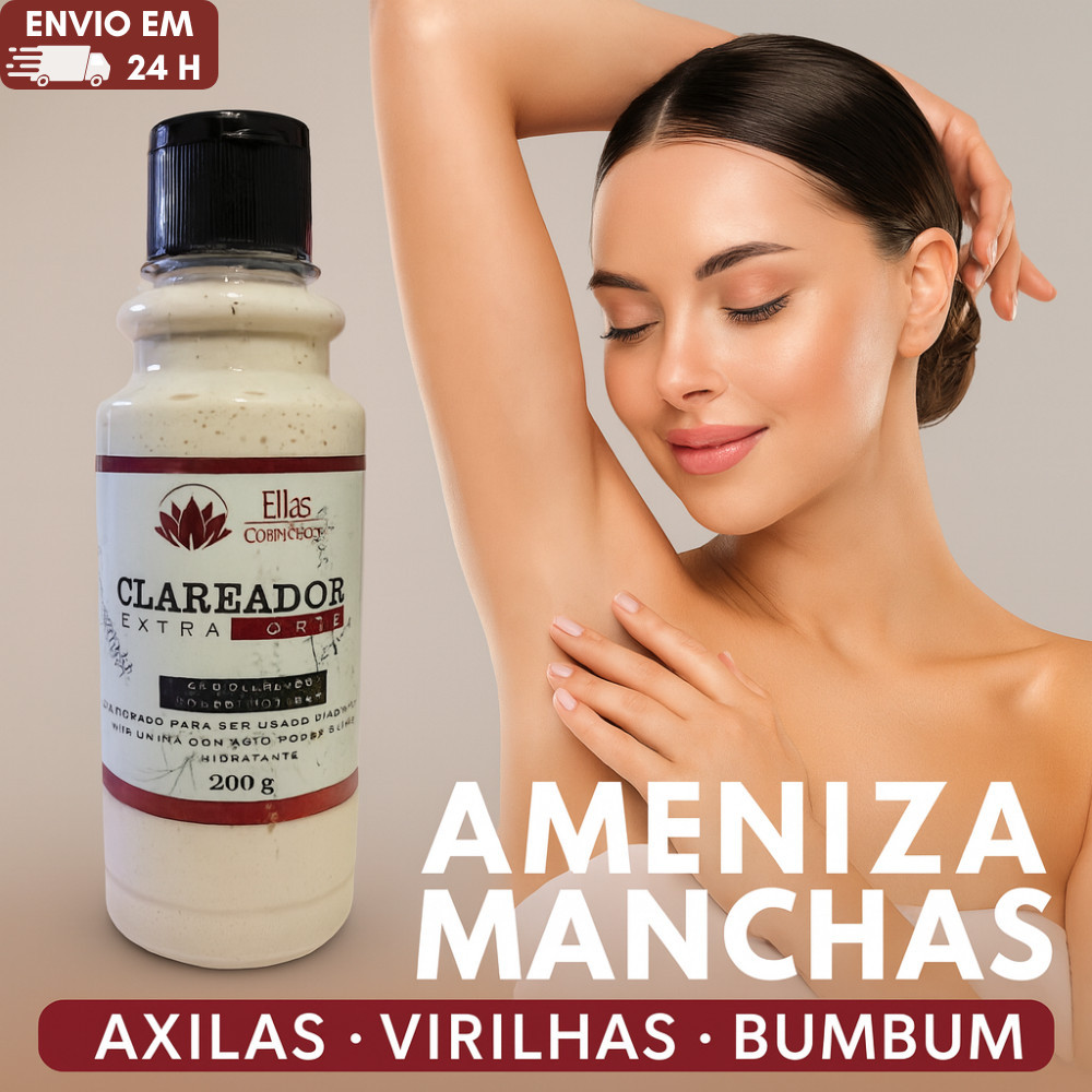Creme Clareador de Manchas Produto Natural Extra Forte para Região Íntima | Axilas Virilhas Bumbum em Oferta na Shopee