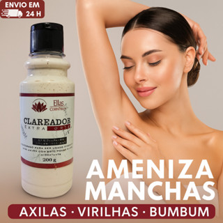 Creme Clareador de Manchas Produto Natural Extra Forte para Região Íntima | Axilas Virilhas Bumbum em Oferta na Shopee