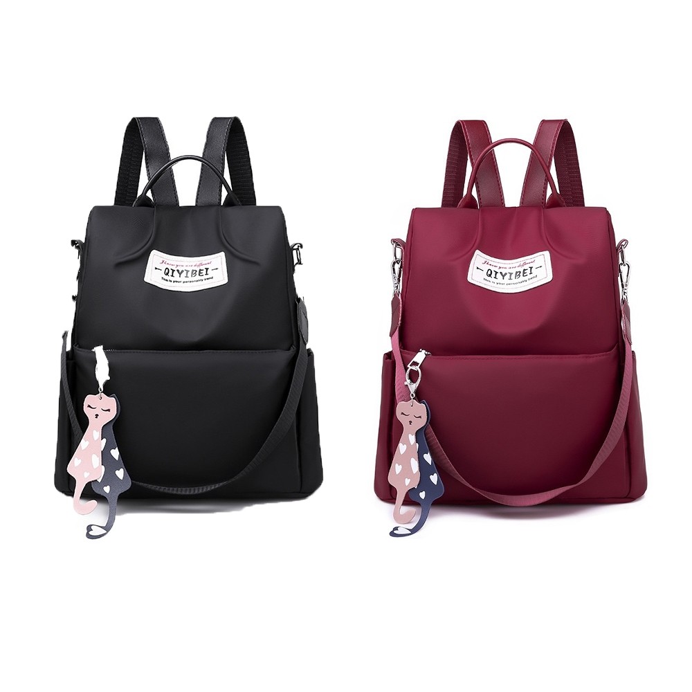 MODIVA Mochila Feminina Grande Multifuncional Em Nylon Anti-Furto  Mochila Unissex Para Notebook