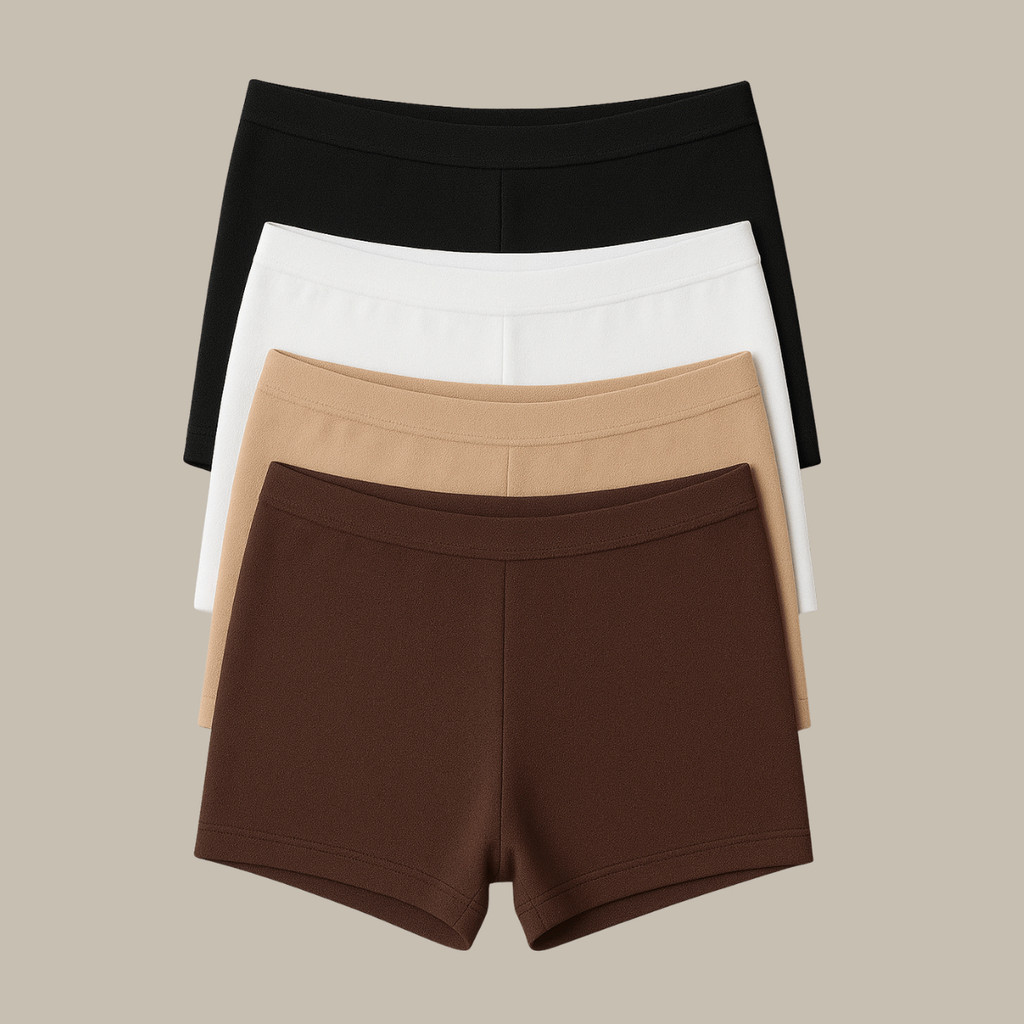 Kit Com 2 Micro Shorts Macio Segunda Pele Invisivel Curto Tam. P ao G2