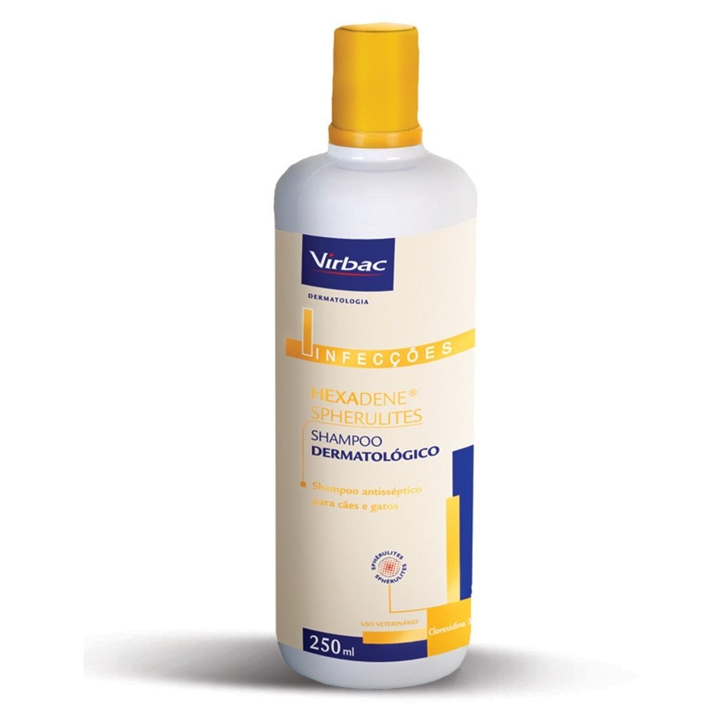 Shampoo Dermatológico Hexadene para Cães e Gatos 250ml