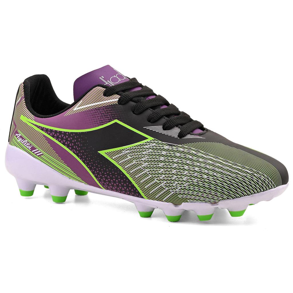 Chuteira Unissex Diadora Agilitá III Campo Roxo e Preto