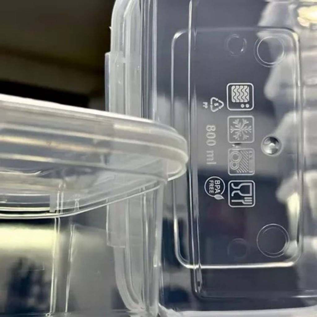 10 ou 5 Marmita conjunto Potes 750ml com Travas Laterais BPA FREE - Alimentos organizadores de congelador PLASTICO