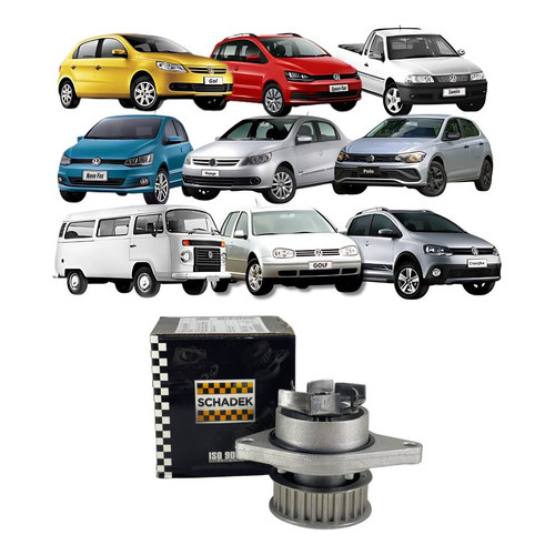 Bomba D'água Vw Gol G5 1.0/1.6 Flex Schadek em Oferta na Shopee