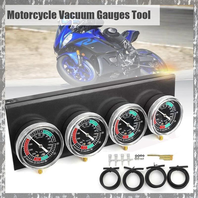 [Tnyqr] Medidores De Vácuo Sincronizadores De Carburador Para/Preto em Oferta na Shopee