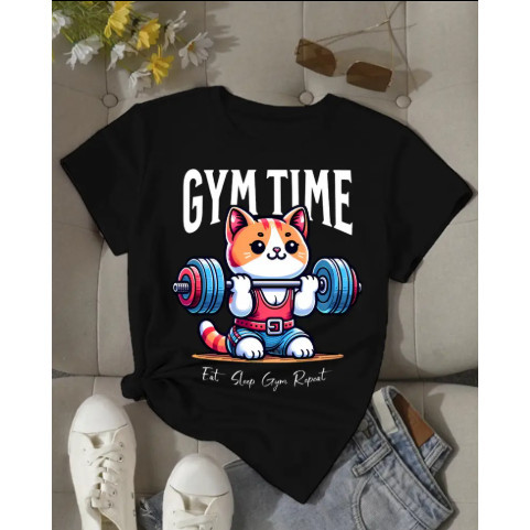 Linda T-shirt Camiseta Camisa Camiseta Academia Feminina Treino Oversized Musculação Caminhada Premium Envio Rapido