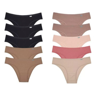 Kit 10 Calcinhas Delrio 512422 - Cotton em Oferta na Shopee