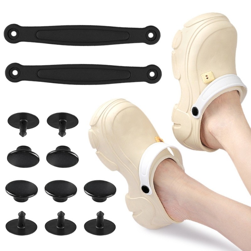 * Tamancos Reposição Correias Calcanhar Rebites Para Sandálias Reparação Sapatos Praia