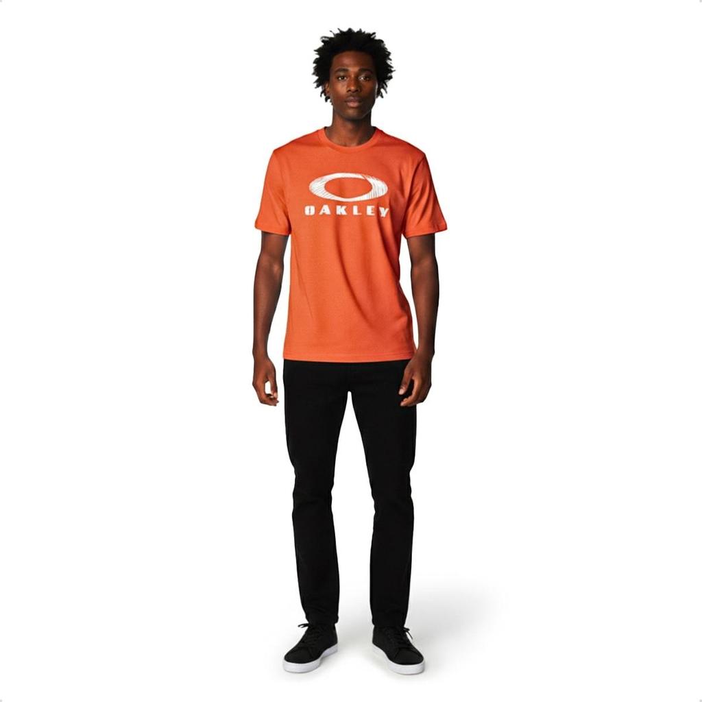 Camiseta Oakley Masculina Ellipse Fingerprint SS Tee