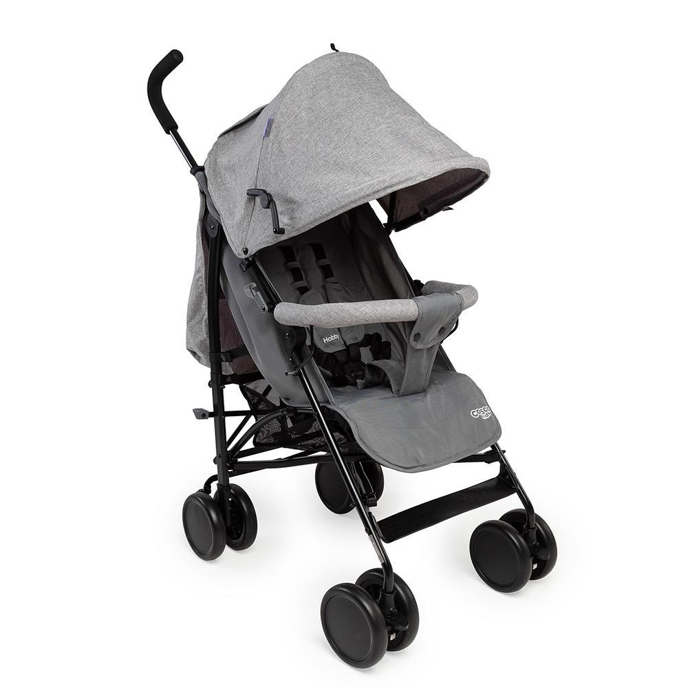 Carrinho de Bebê Guarda Chuva Hobby Cosco Kids Cinza 0-15kg