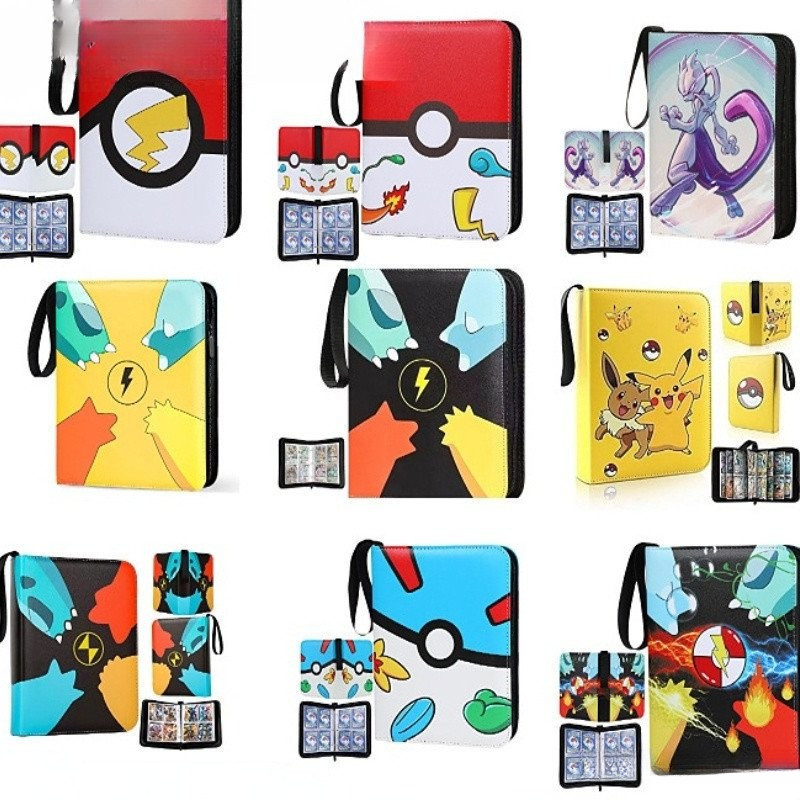 < Pokémon> Álbum de cartas de jogo de cartas de Anime de desenho animado novo 400 folhas Vmax Gx Ex coleção pasta infant