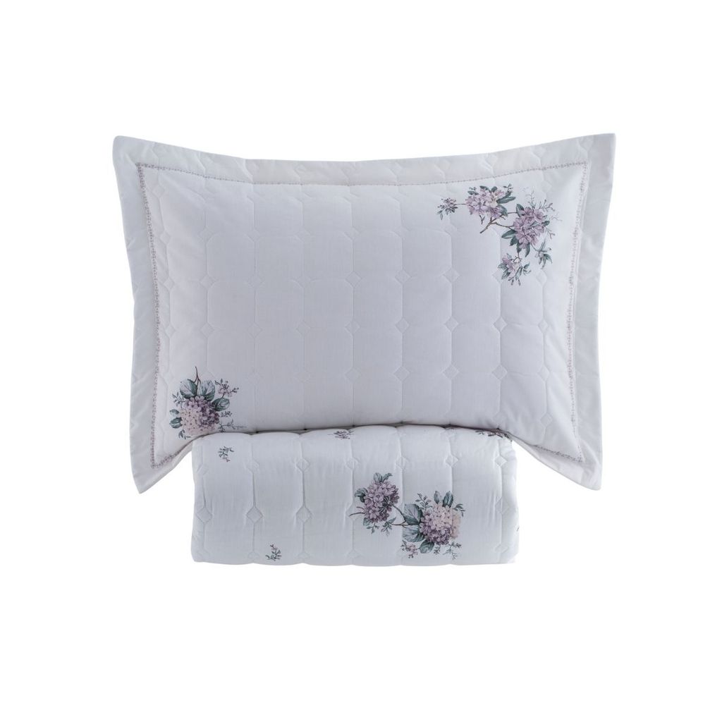 Cobre Leito 200 Fios Vida Bela Kacyumara Avy em Oferta na Shopee