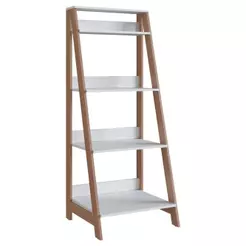 Estante Multiuso 4 Prateleiras B81 Branco Montana Novam Branco Montana