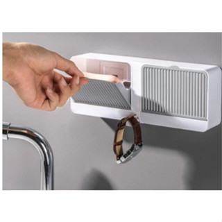 Saboneteira Dupla Com Adesivo Suporte Porta Sabonete Com Fixação Em Adesivo em Oferta na Shopee