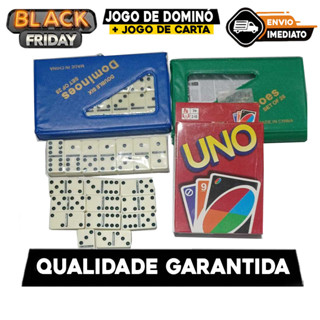 JOGO DE DOMINÓ + JOGO DE CARTA . em Oferta na Shopee