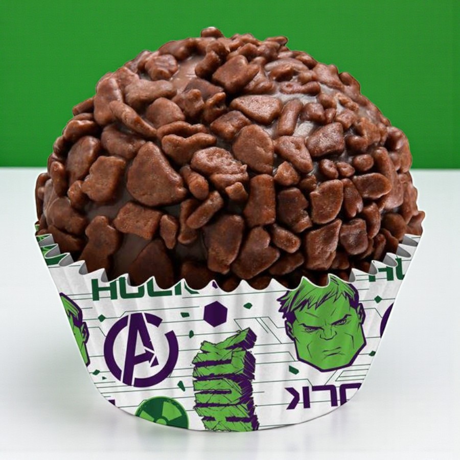 Forminha para Brigadeiro N°5 Hulk - 100 unidades - Disney Original - Rizzo