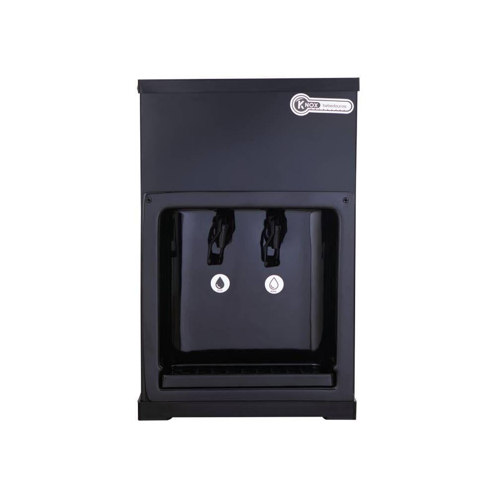 Bebedouro Industrial de Mesa Knox 10L 1 Torneira Gelada 1 Torneira Natural Black 220V (KX01-D NG 2T BK)