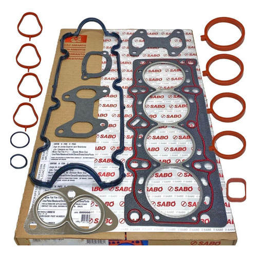 Kit Junta Cabeçote Superior Palio Uno 1.0 8v Fire 2007 Sabó em Oferta na Shopee
