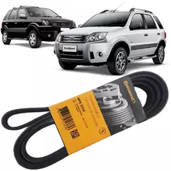 Correia Poly V Ecosport 2.0 16v Ar Dh Duratec De 2003 A 2012