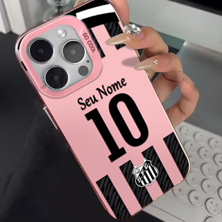 Capa de telefone Com Personalizada Nome Santos Capinha Para iPhone 11 12 13 15 14 16 Pro Max X Xr Xs 7 8 Plus Case em Oferta na Shopee