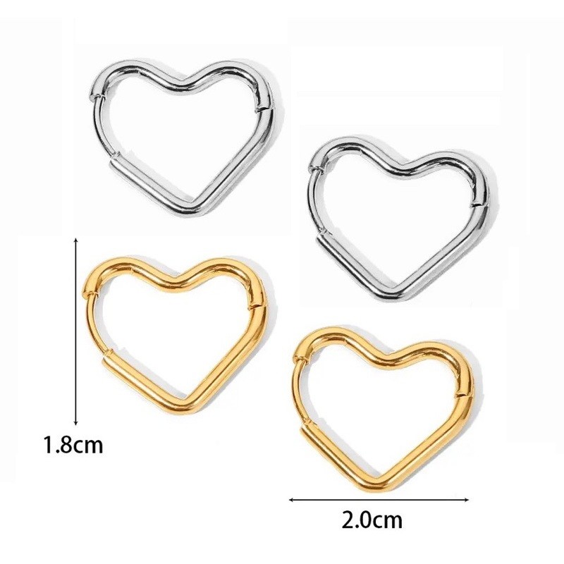 Brincos Acessórios Femininos em Aço Inox 20mm Perfeito para Combinações Mix de Banhos em Oferta na Shopee