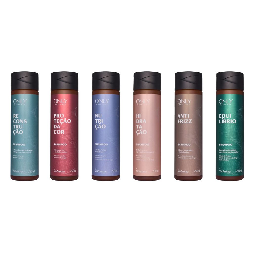 Shampoo Only Haircare Via Aroma - 250ml em Oferta na Shopee