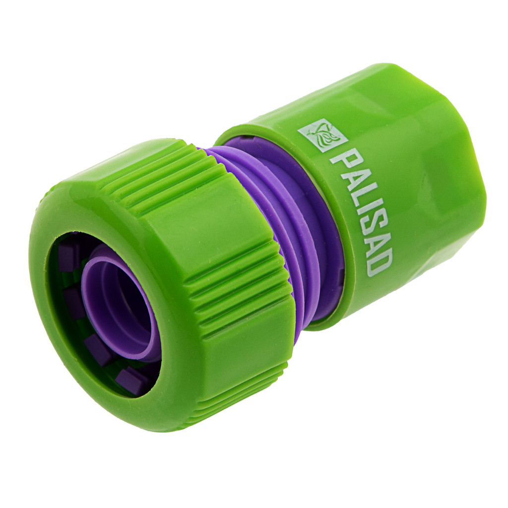 ENGATE RAPIDO PARA MANGUEIRA 3/4POL., COM PASSAGEM LIVRE, EM PLASTICO, 1PC // PALISAD em Oferta na Shopee