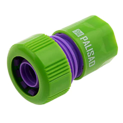 ENGATE RAPIDO PARA MANGUEIRA 3/4POL., COM PASSAGEM LIVRE, EM PLASTICO, 1PC // PALISAD